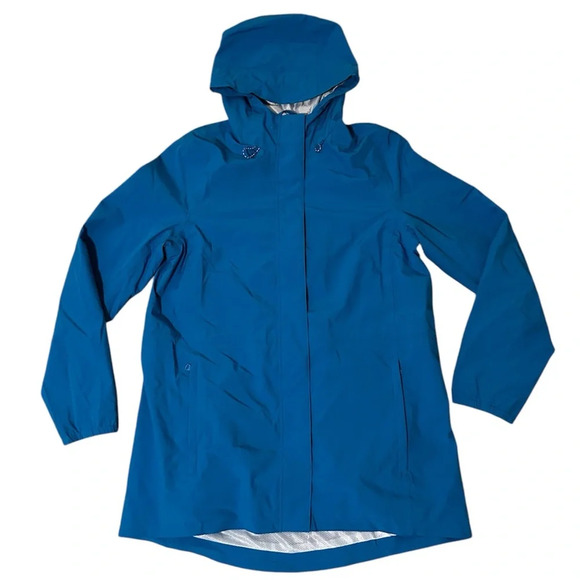 Lands End blue windbreaker jacket - Picture 1 of 8